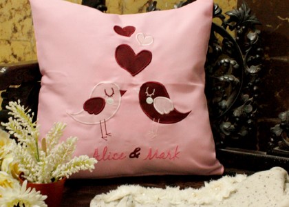 Gifts – Pillow with special request words ^^