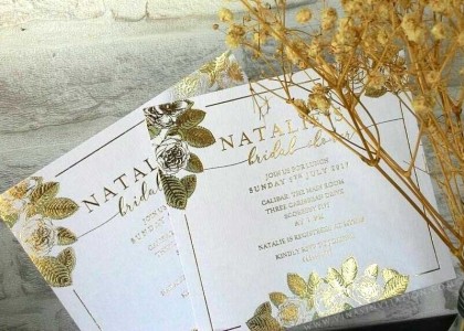Natalie Bridal shower Invitation